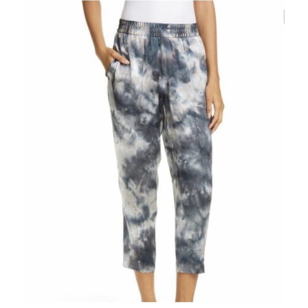 ATM Anthony Thomas Melillo‎ Blue Silk Tie Dye Joggers S Office Casual Boho